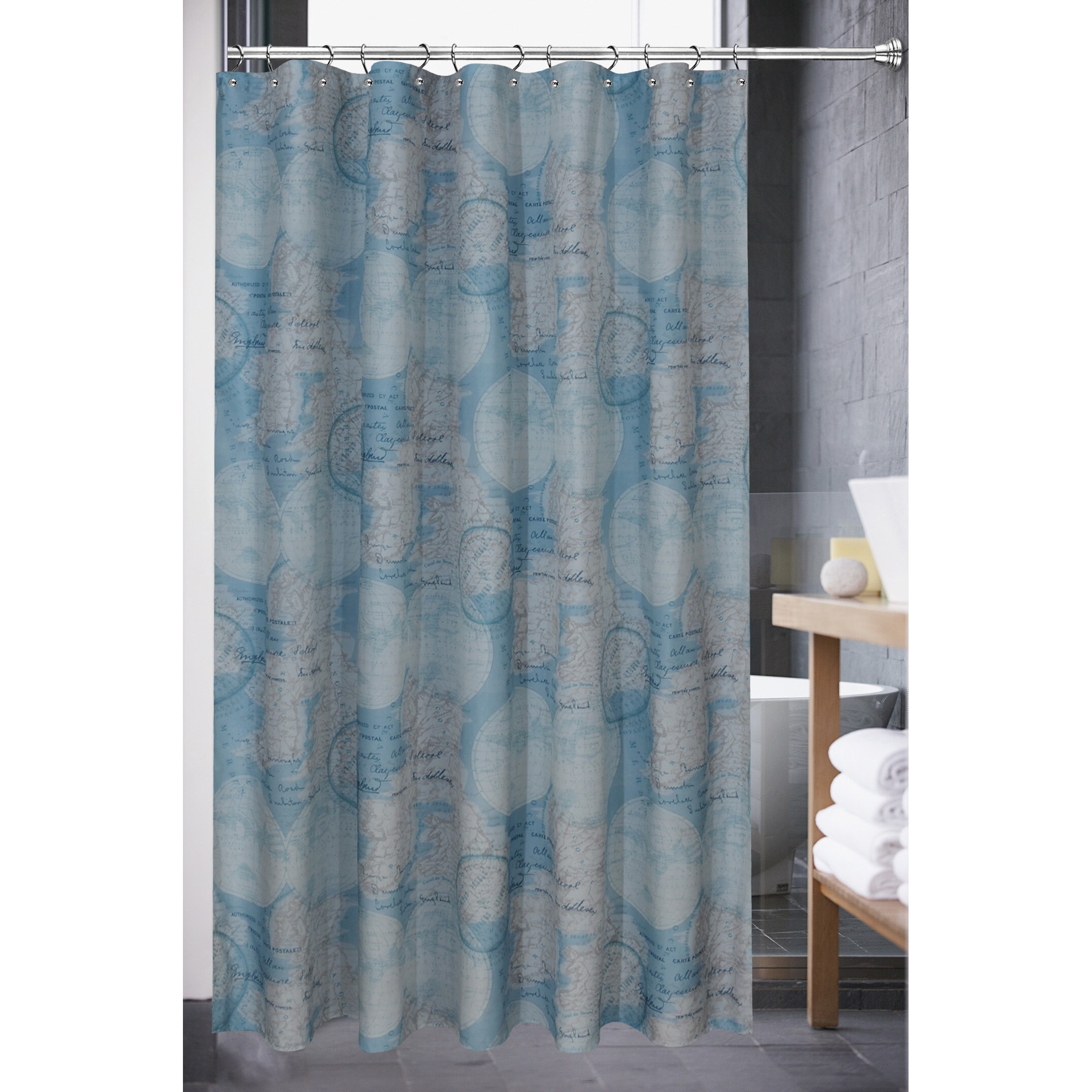 Shop Atlas Shower Curtain Free Shipping On Orders Over 45