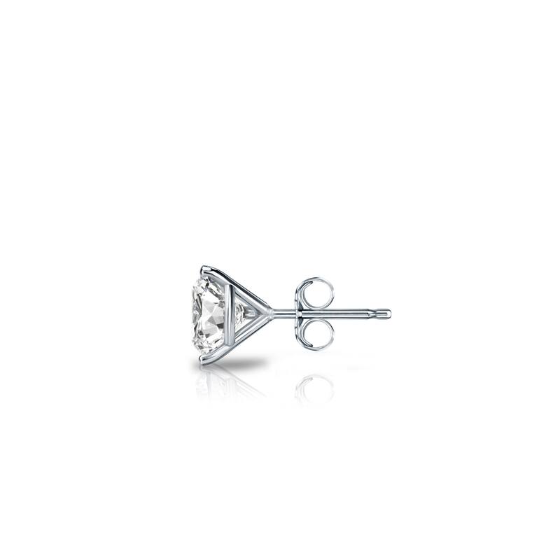 Auriya 14k Gold 1/4ct TDW Round SINGLE STUD (1) Diamond Earring