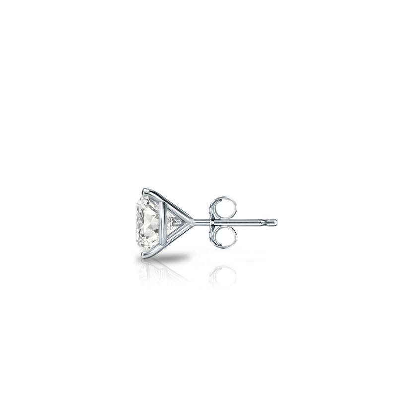Auriya 14k Gold 1/4ct TDW Round SINGLE STUD (1) Diamond Earring
