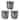 AmeriHome XLarge Stainless Steel Bucket Set  3 Piece