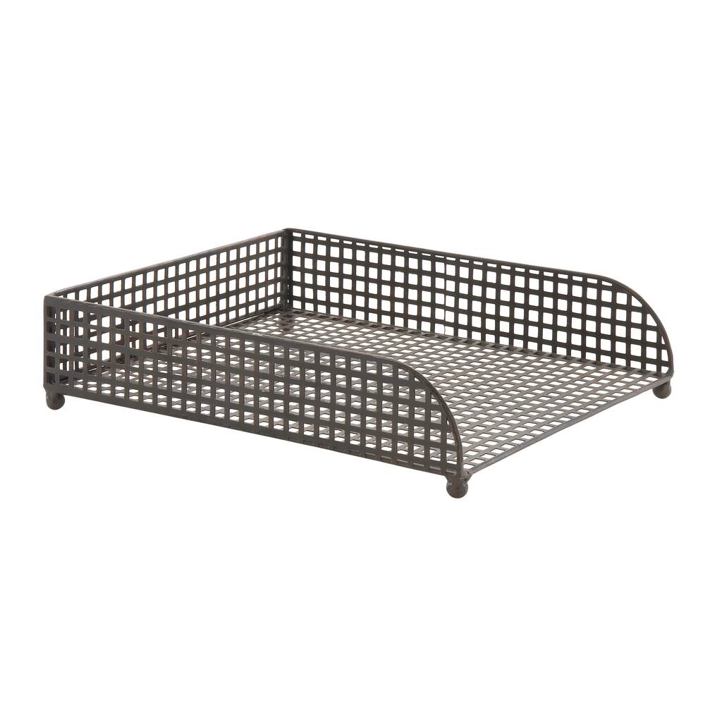 Metal Paper Holder 13 inches wide x 3 inches high