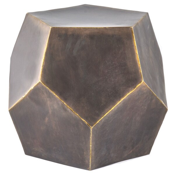 Diamond Decor Stool Bronze