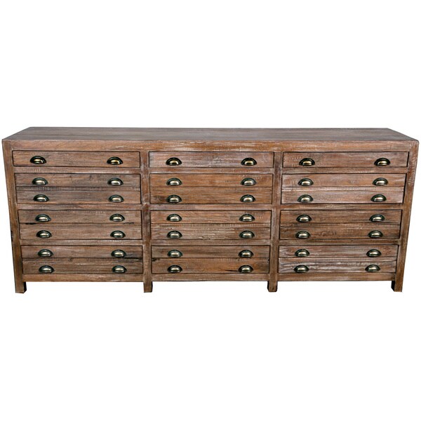 Shop Handmade Wanderloot Draftsman Antiqued Sustainable Mango Wood 12