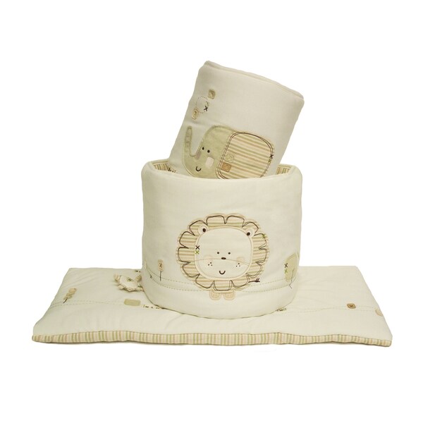 Natures Purest Sleepy Safari Crib Bumper