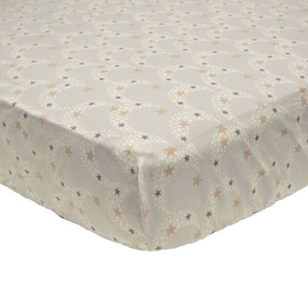 slide 1 of 1, Petit Tresor Nuit Fitted Crib Sheet