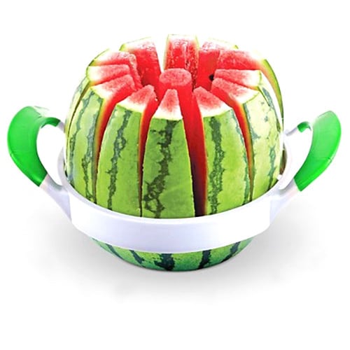 Watermelon Cutter,Watermelon Cutter Slicer Tool,Extra Large Watermelon Slicer Melon Cutter As Seen on TV 11 Stainless Steel Fruits Cantaloupe Melon