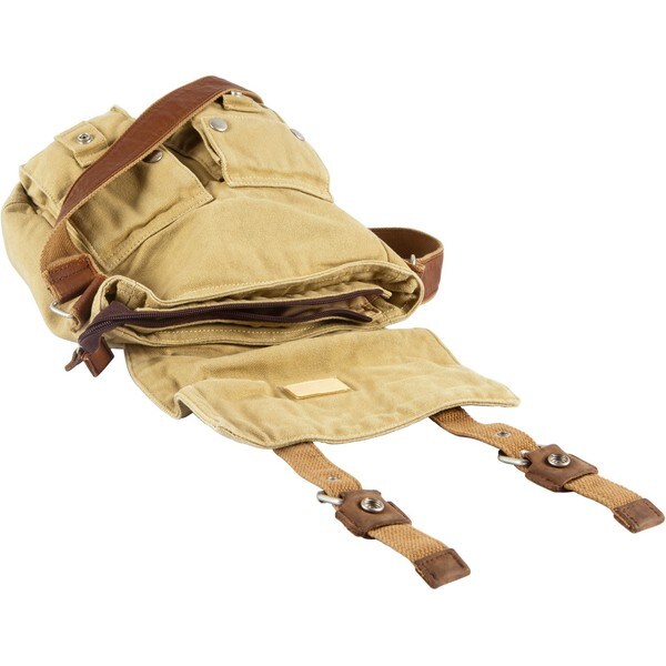 corbin small canvas messenger bag