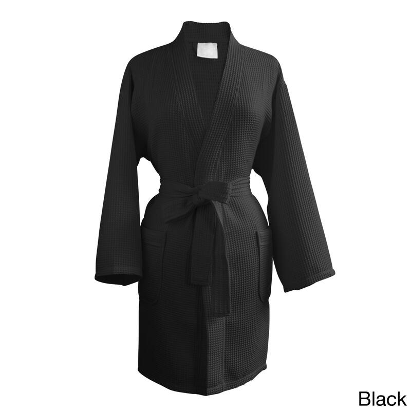 Victoria Luxury Waffle Kimono Robe