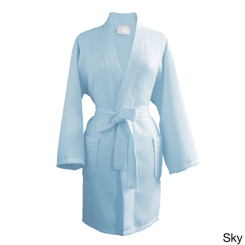 Victoria Luxury Waffle Kimono Robe