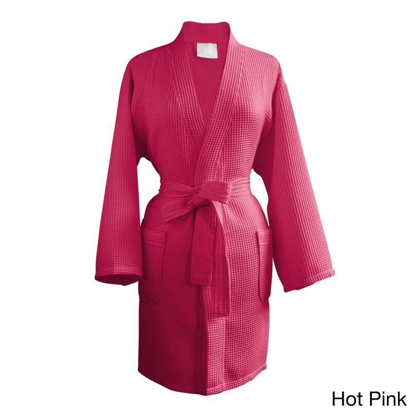 Victoria Luxury Waffle Kimono Robe