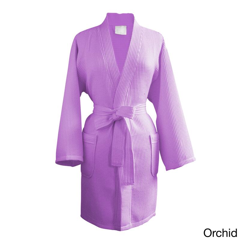 Victoria Luxury Waffle Kimono Robe