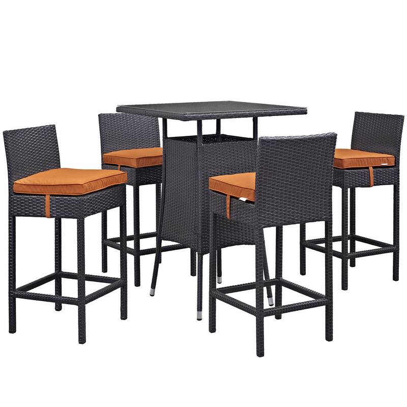 Gather 5 Piece Outdoor Patio Pub Set