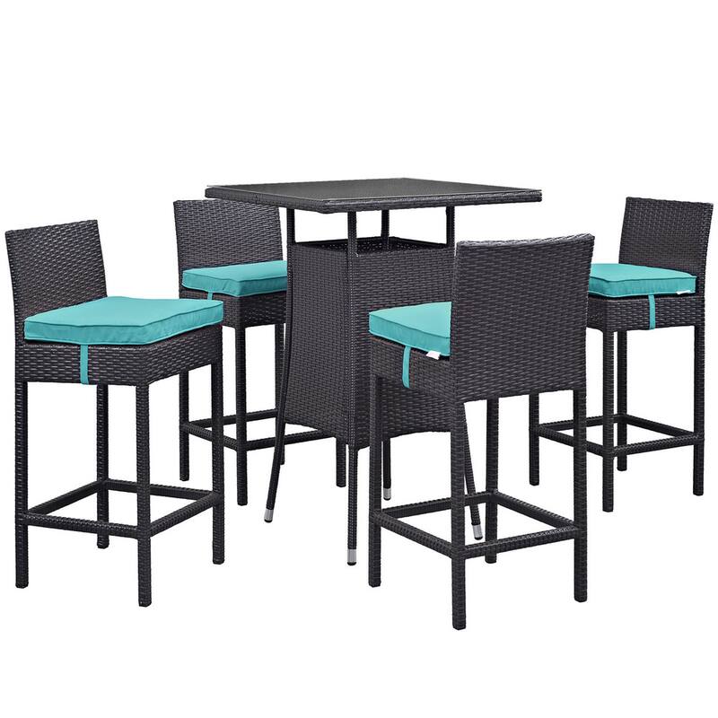 Gather 5 Piece Outdoor Patio Pub Set