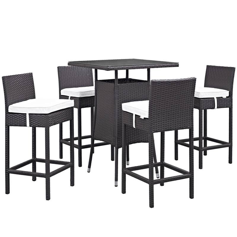 Gather 5 Piece Outdoor Patio Pub Set