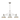 Elk Home Chadwick Satin Nickel With White Shade 3 Light Chandelier - Gloss White, Satin Nickel