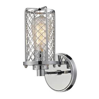 Elk Home Brisbane Polished Chrome Metal 5 Inch Wide Sconce