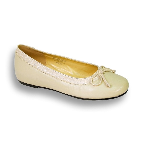 wide width leather flats