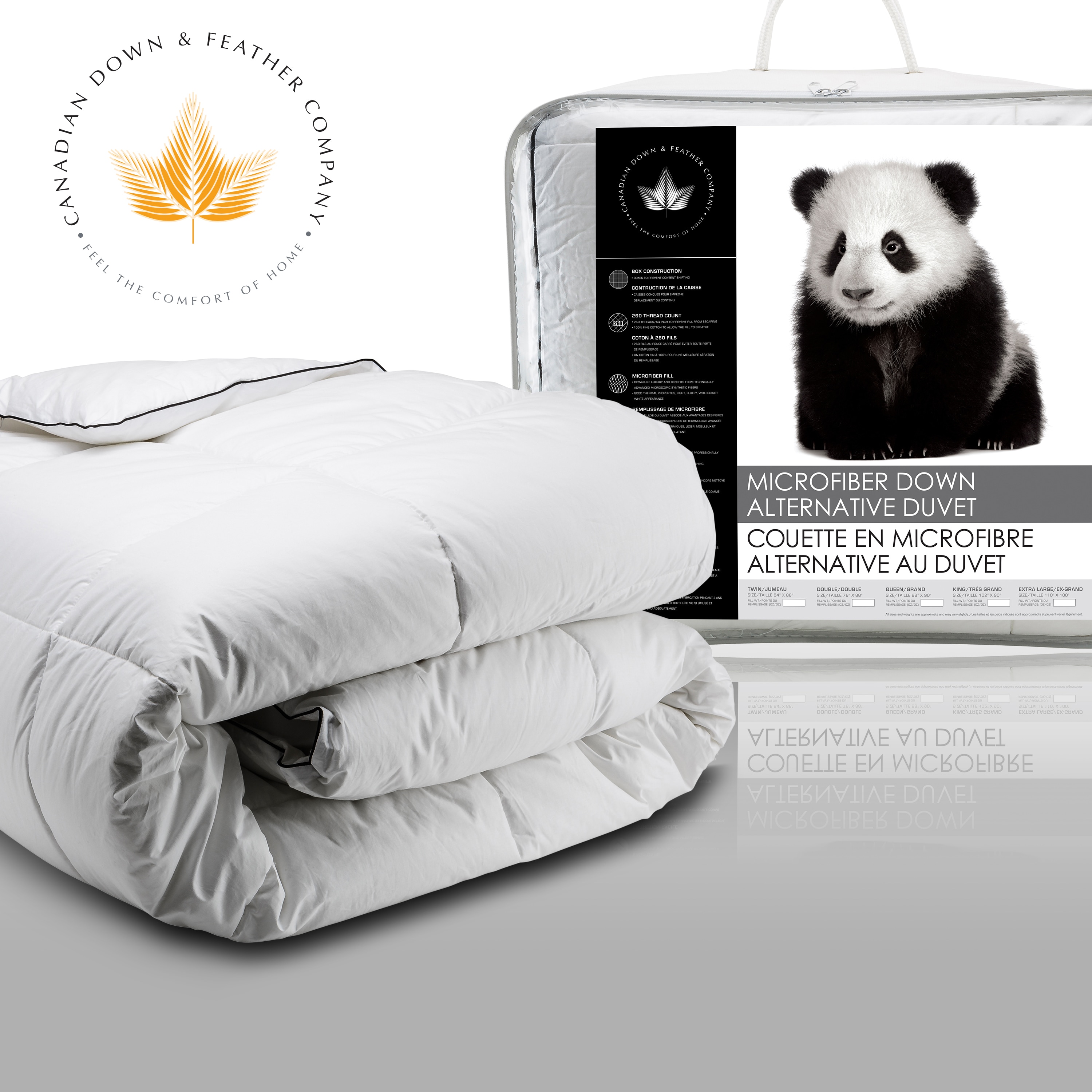 Shop Canadian Down Feather Company Microfiber Down Alternative