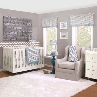 Petit Nest Henri 4-piece Boy Crib Bedding Set