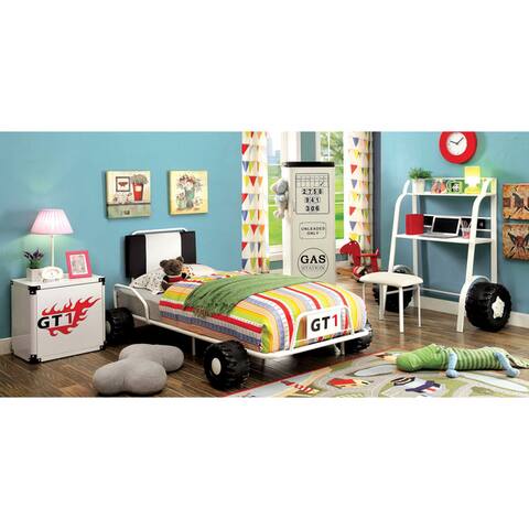 Furniture of America Tere Modern Twin 5-piece Racing Bedroom Set
