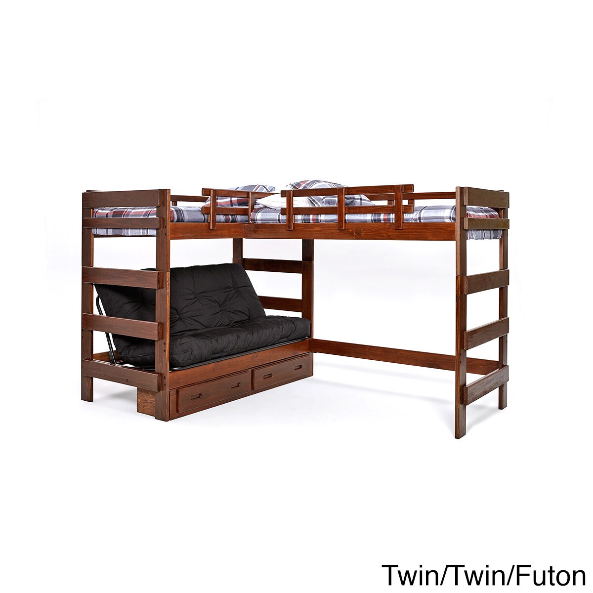 woodcrest futon bunk bed