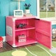 preview thumbnail 9 of 9, Feln Modern Metal 2-Piece Upholstered Racing Bed with Nightstand Set by Furniture of America
