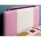 preview thumbnail 10 of 9, Feln Modern Metal 2-Piece Upholstered Racing Bed with Nightstand Set by Furniture of America
