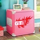 preview thumbnail 7 of 9, Feln Modern Metal 2-Piece Upholstered Racing Bed with Nightstand Set by Furniture of America