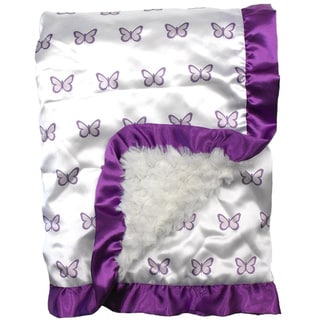 Petit Tresor Papillon Satin Blanket