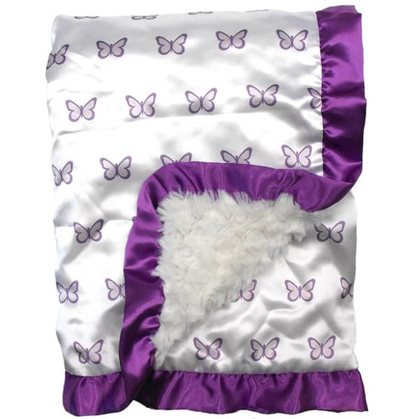 slide 1 of 1, Petit Tresor Papillon Satin Blanket