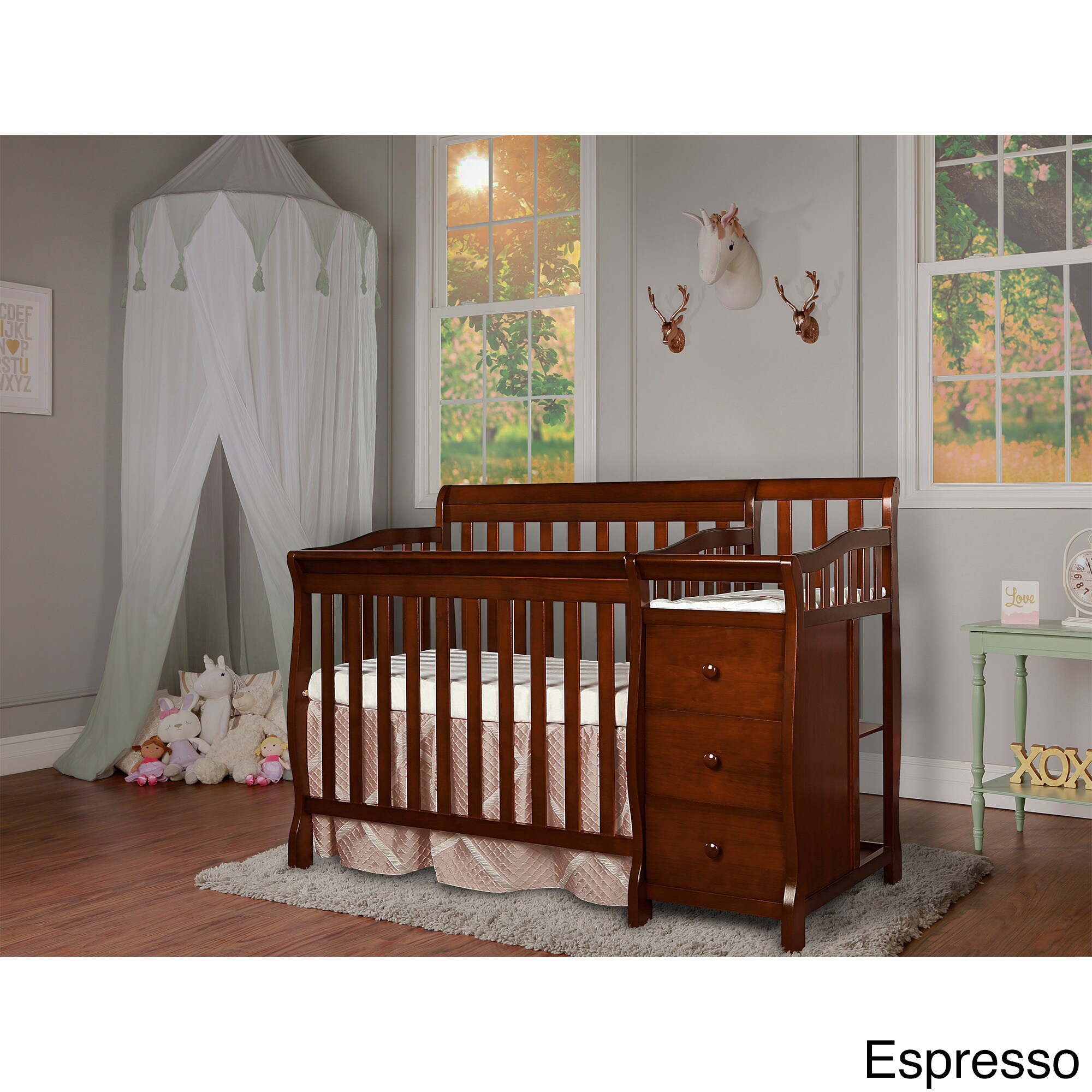 dream on me mini crib toddler rail