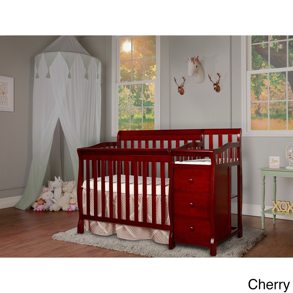 cherry oak crib