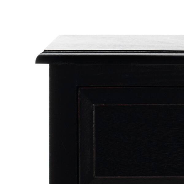 Safavieh Michaela Distressed Black 4 Drawer Storage Safavieh Michaela Distressed Black 4 Drawer Storage