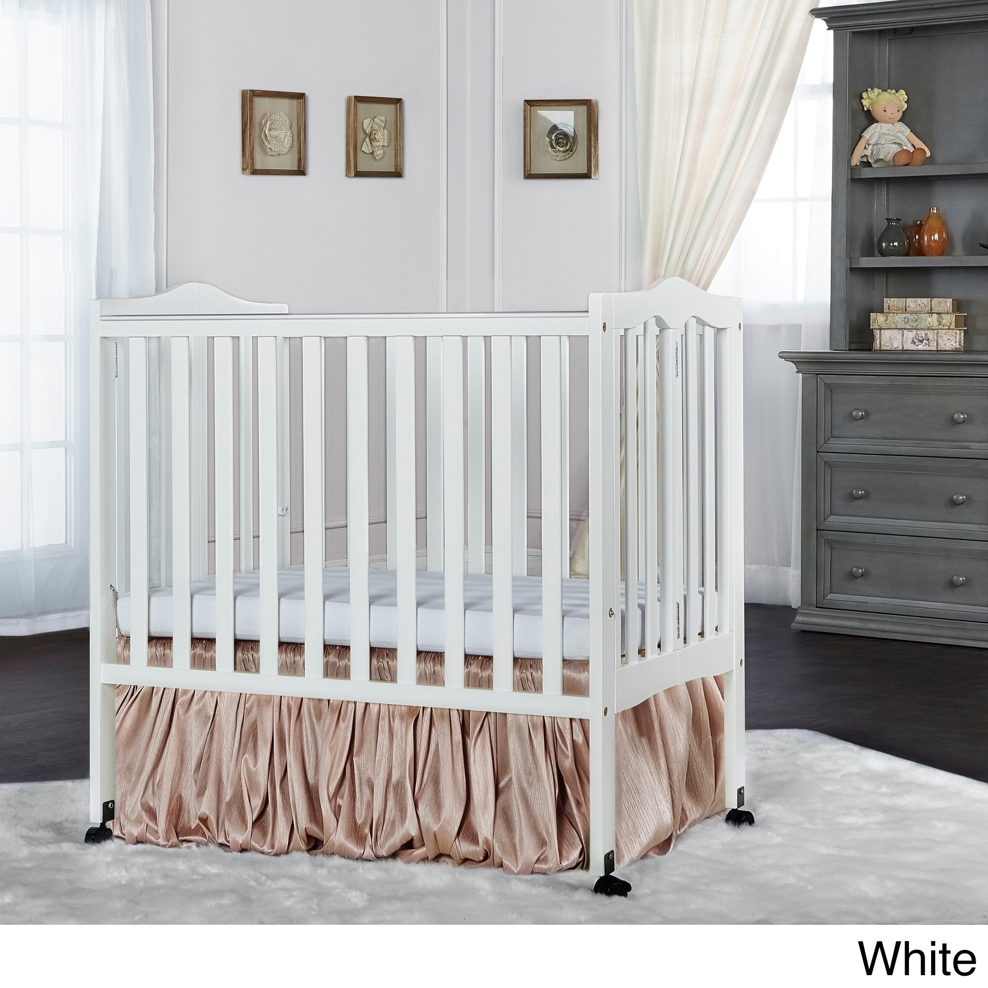 Shop Dream On Me 2 In 1 Lightweight Folding Portable Crib