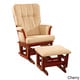 preview thumbnail 2 of 8, Dream On Me Windsor Glider and Matching Ottoman
