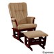 preview thumbnail 3 of 8, Dream On Me Windsor Glider and Matching Ottoman