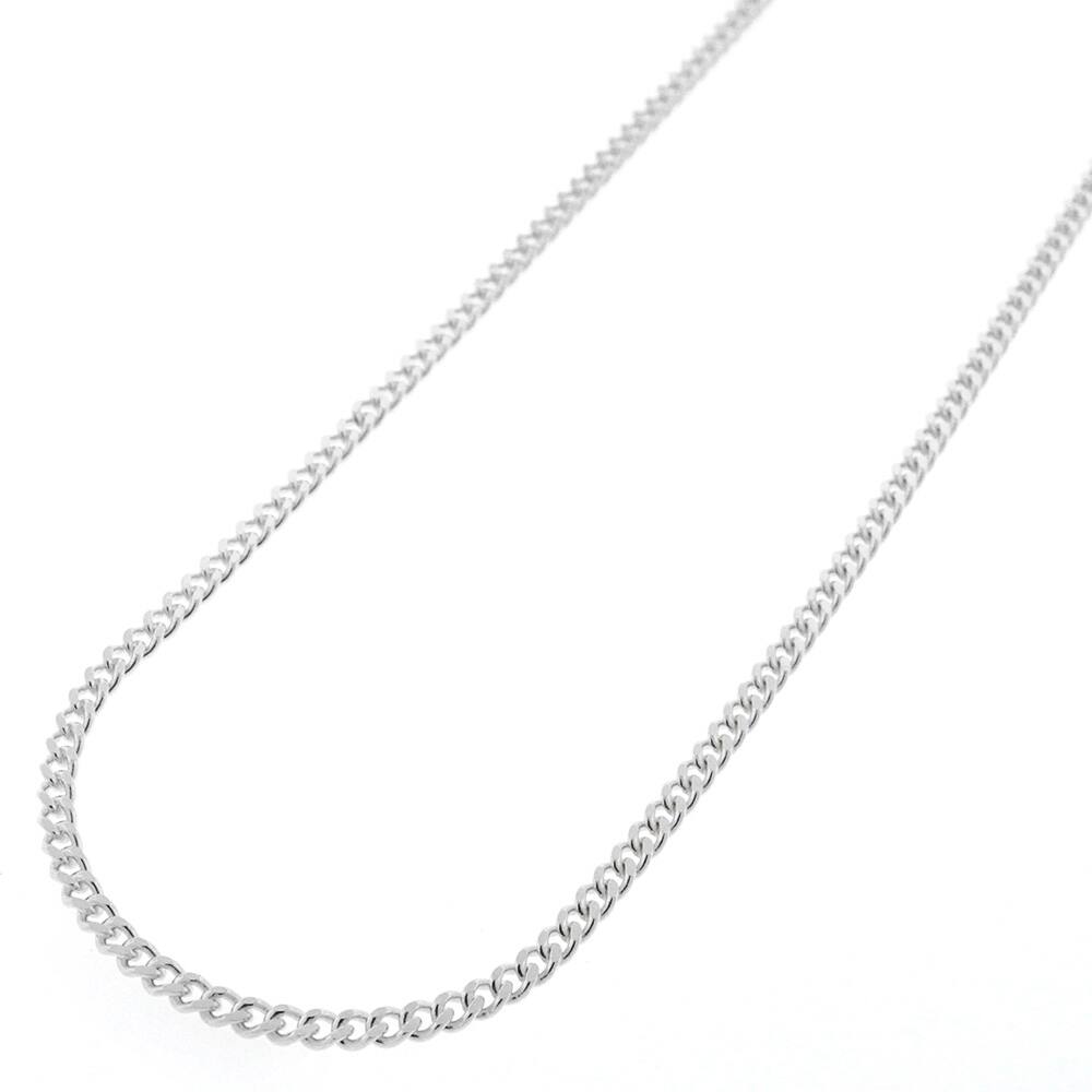 .925 Solid Sterling Silver 2MM Cuban Curb Link Necklace Chain 16" - 30", Silver Chain for Men & Women, Made in Italy
