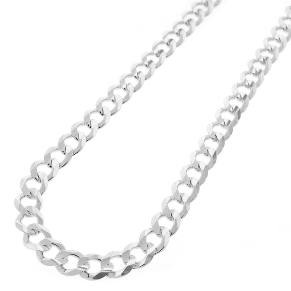 Sterling Silver Italian 7mm Cuban Curb Link ITProlux Solid 925 Necklace Chain 20" - 30"