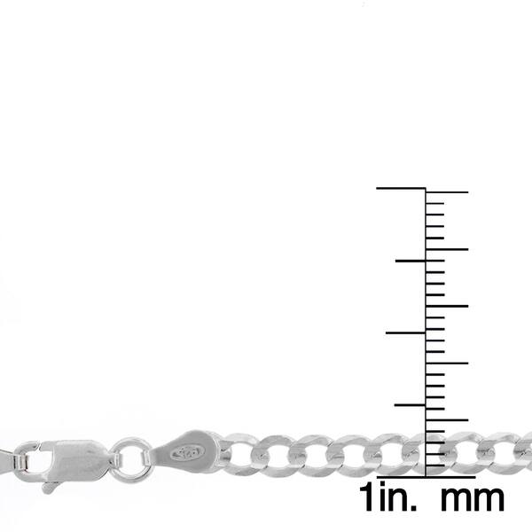 14,16,18,20,22,24,30 Inches Available 3.5mm Thick Sterling Silver Necklace Rope Chain