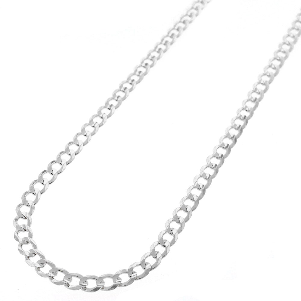 Available Size 8 to 34 Inches Inch Sterling Silver Necklace 10mm Solid Curb Chain Necklace Available Size 8 to 34 Inches Inch Sterling Silver Necklace 10mm Solid Curb Chain Necklace