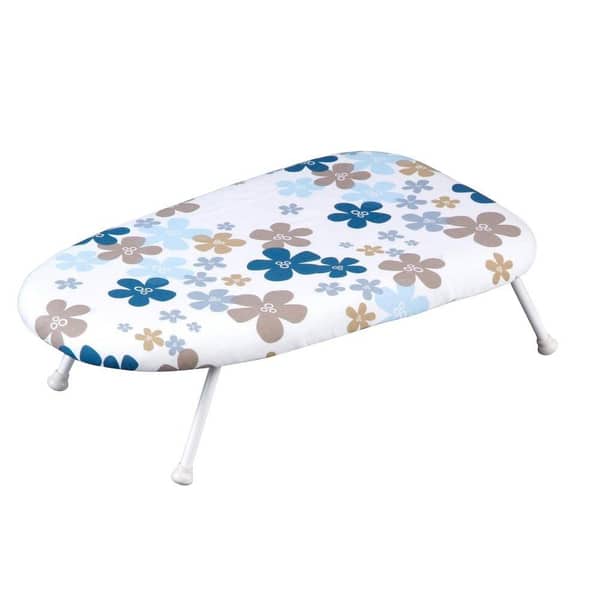 Sunbeam Table Top Ironing Board With Removable Flower Cover Bed Bath