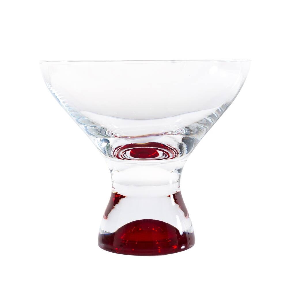 Samba Martini Red Dessert Glass Set/6 11oz