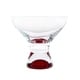 preview thumbnail 2 of 2, Samba Martini Red Dessert Glass Set/6 11oz