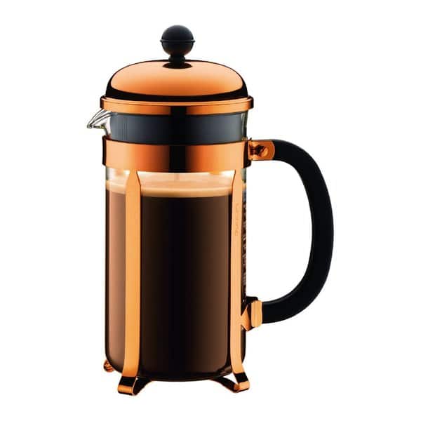 Bodum 1928-18 Chambord Coffee French Press, 34 oz, Copper - Bed Bath &  Beyond - 11409077