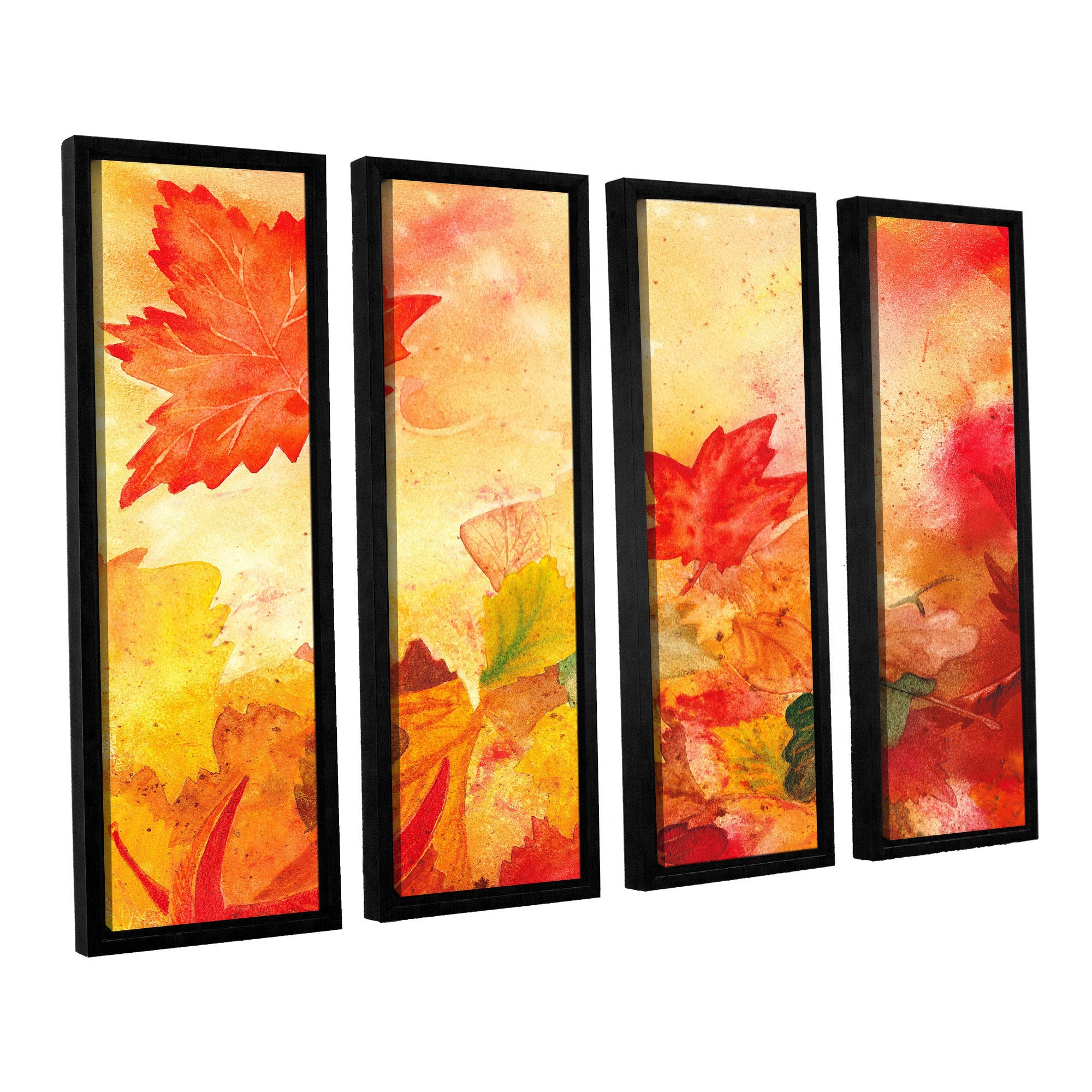 ArtWall Irina Sztukowsi's Autumn Dance 3-Piece Floater Framed Canvas Set - 36x54