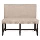 preview thumbnail 8 of 8, Industrial Nailhead Dining Settee