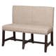 preview thumbnail 1 of 8, Industrial Nailhead Dining Settee
