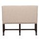 preview thumbnail 7 of 8, Industrial Nailhead Dining Settee