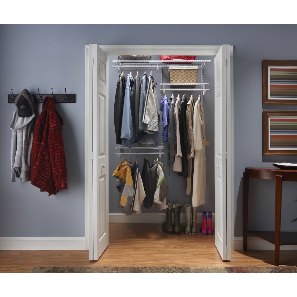 ClosetMaid ShelfTrack Wire 48-72 Inch Closet Organizer - Bed Bath ...