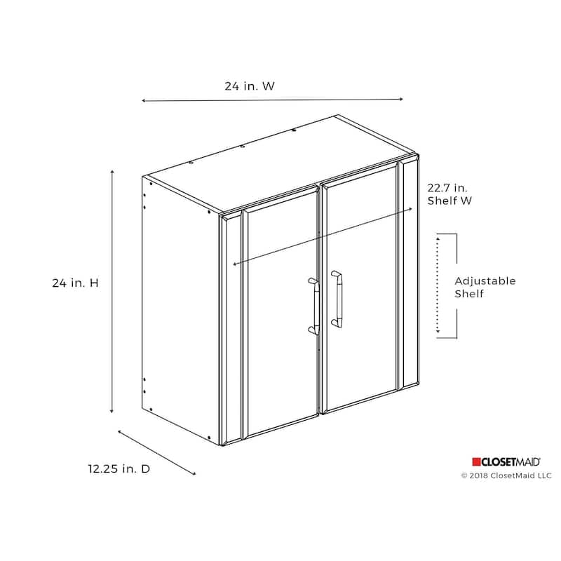 ClosetMaid 2-Door Wall Cabinet